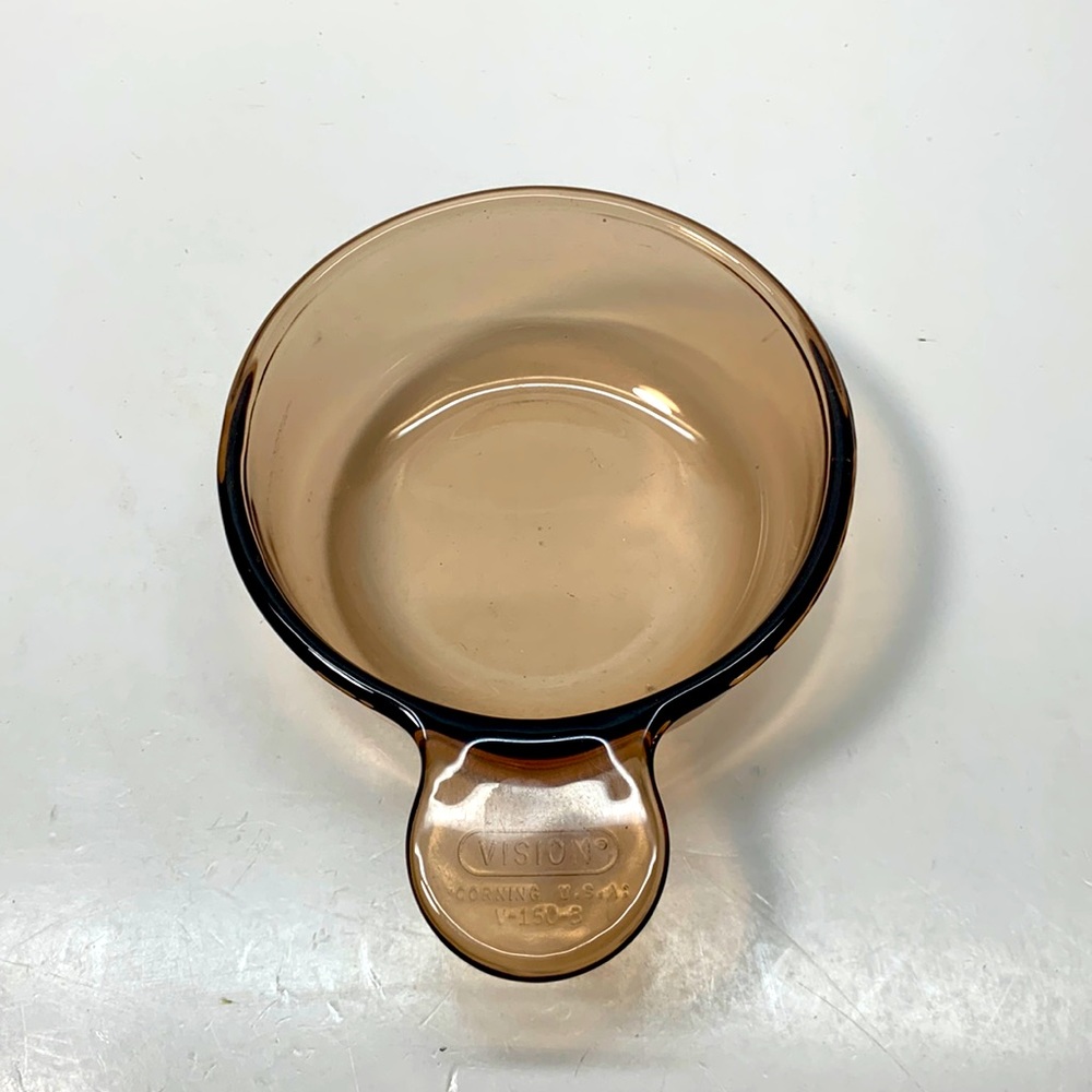 CorningWare grab it Vision Ware brown V150B